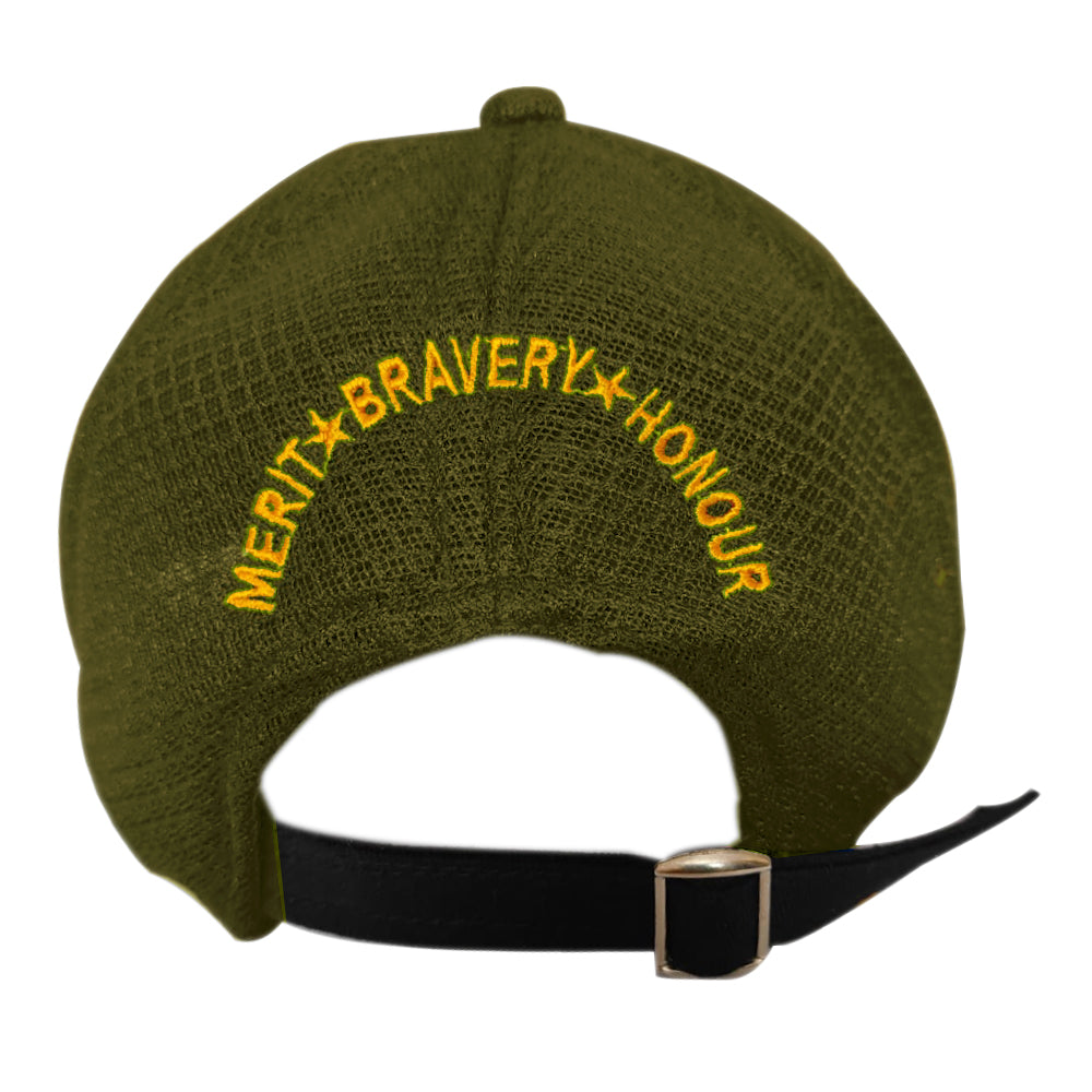 Premium Baseball Central Armed Police Force (Olive Green, Proudly Served) Baseball Cap for Veterans
