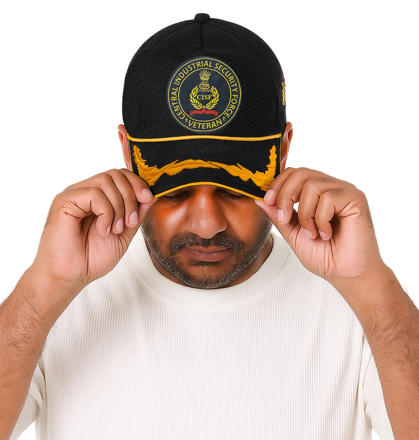 CISF Officers' (Black) Veterans Baseball Cap