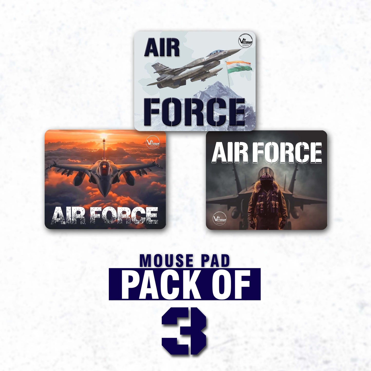 Indian Air Force Mouse Pad – Pack of 3