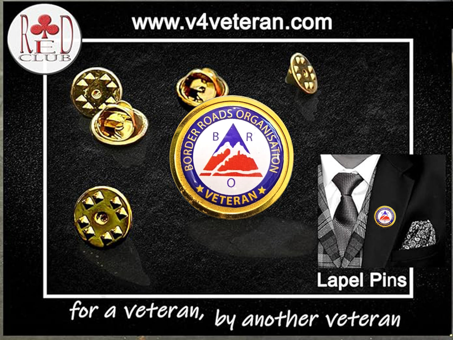 Lapel Pin for Blazer (BRO)