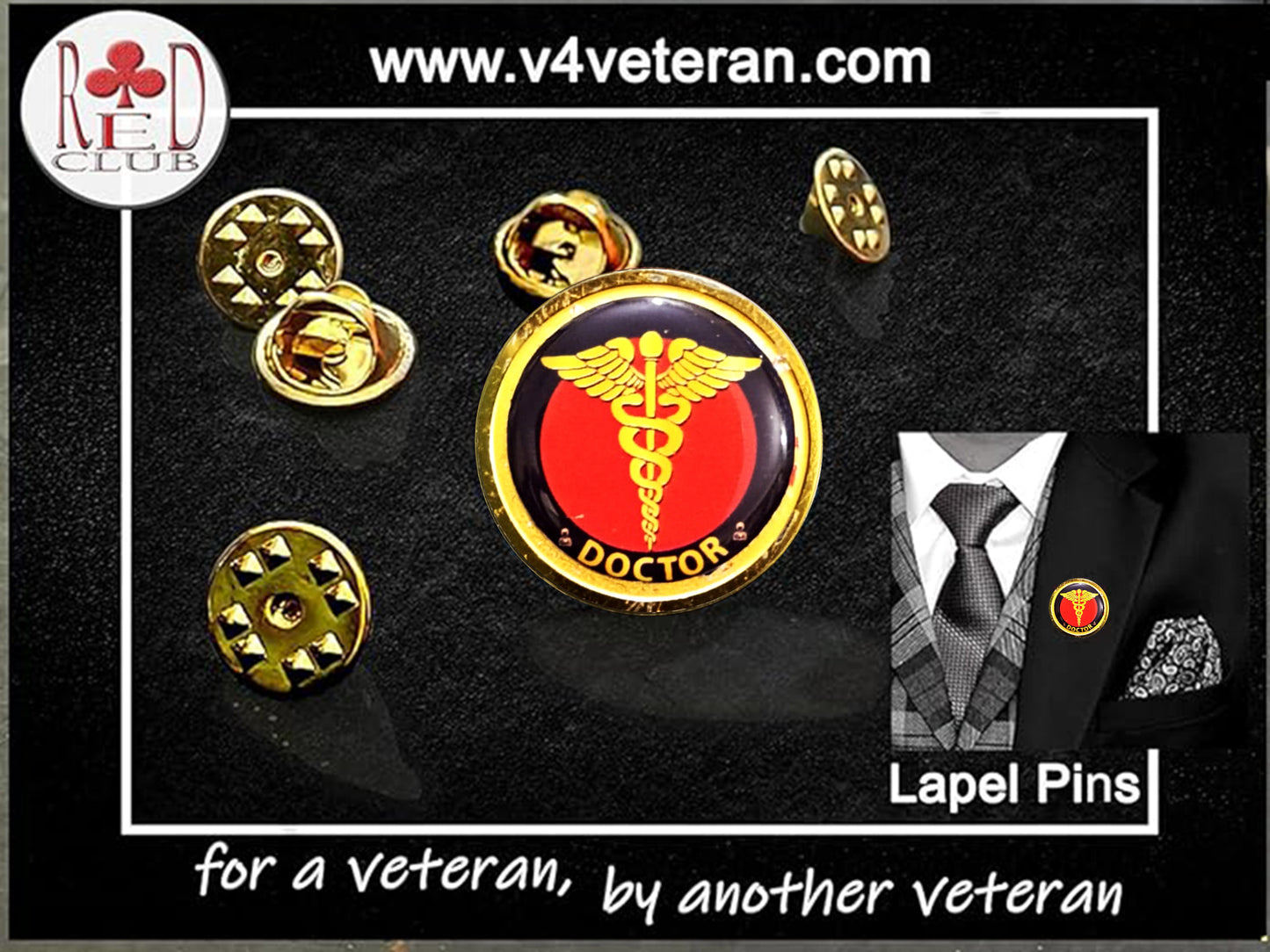Lapel Pin for Blazer (Doctor)