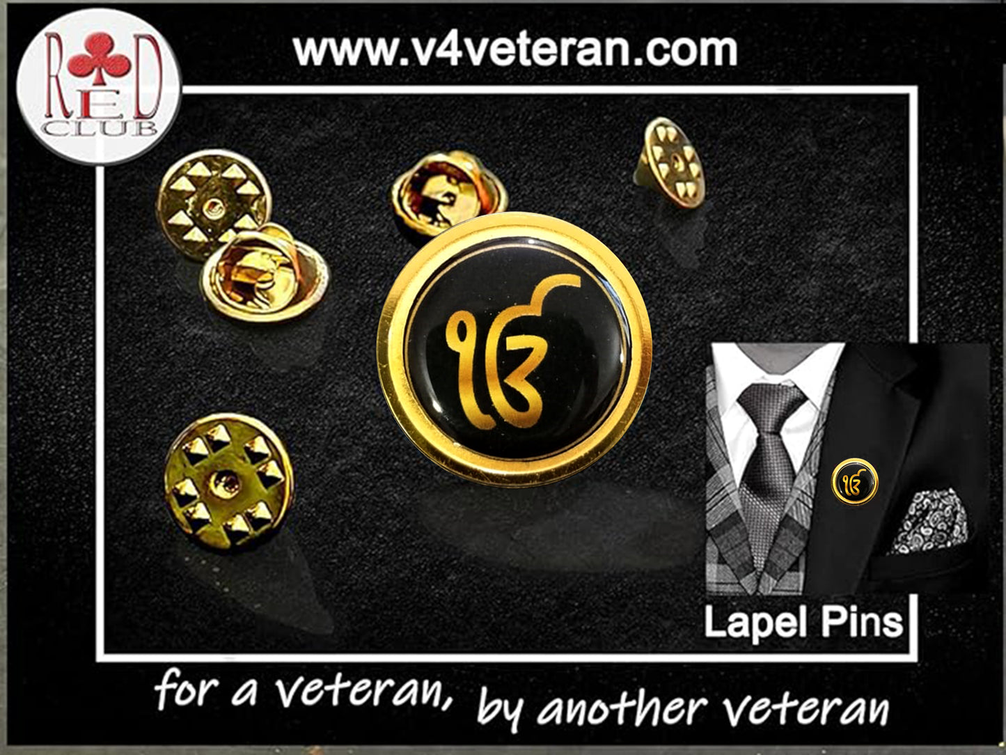 Lapel Pin for Blazer (Ik Onkar)