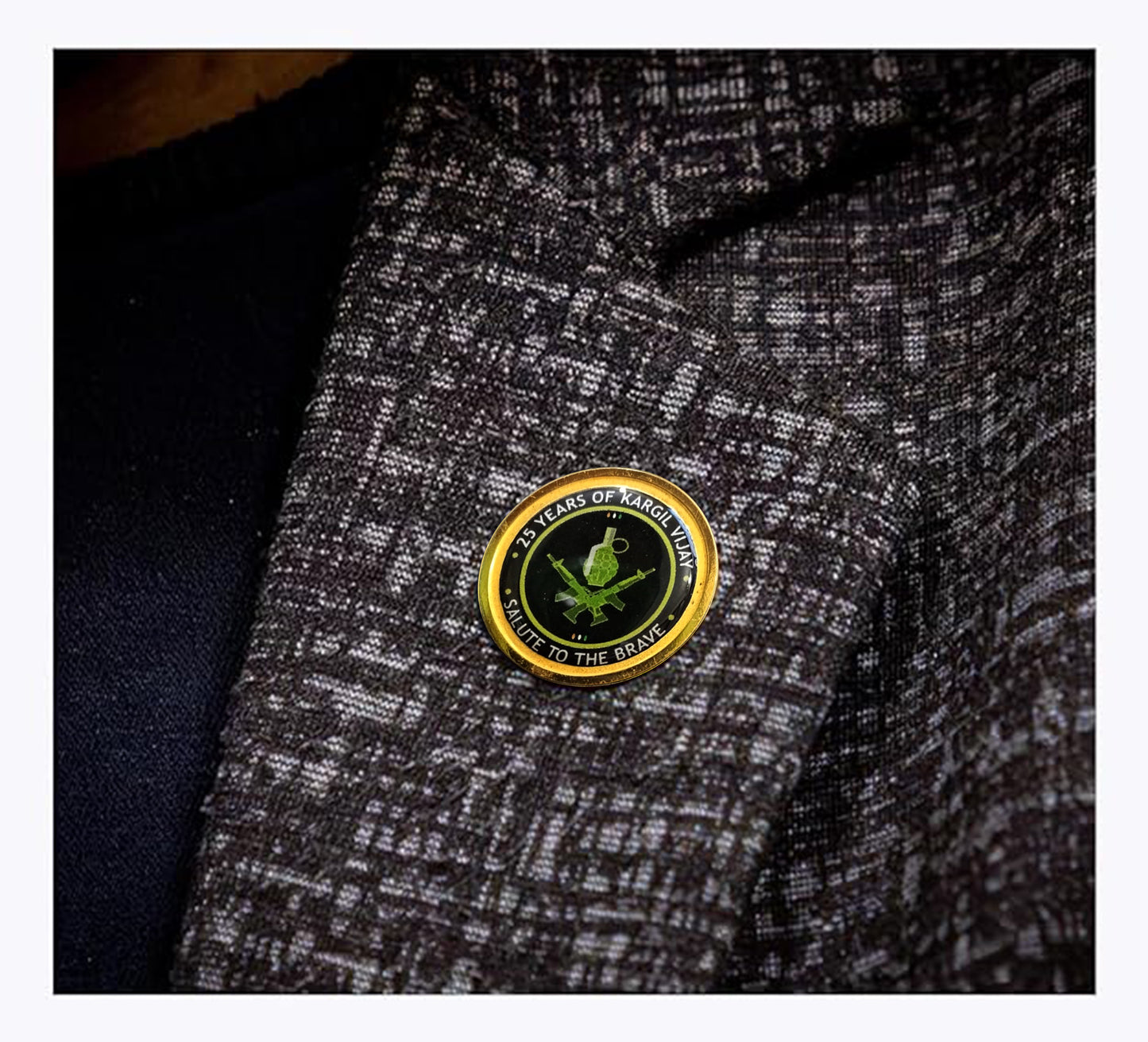 Lapel Pin for Blazer (Indian Army Kargil Veteran)