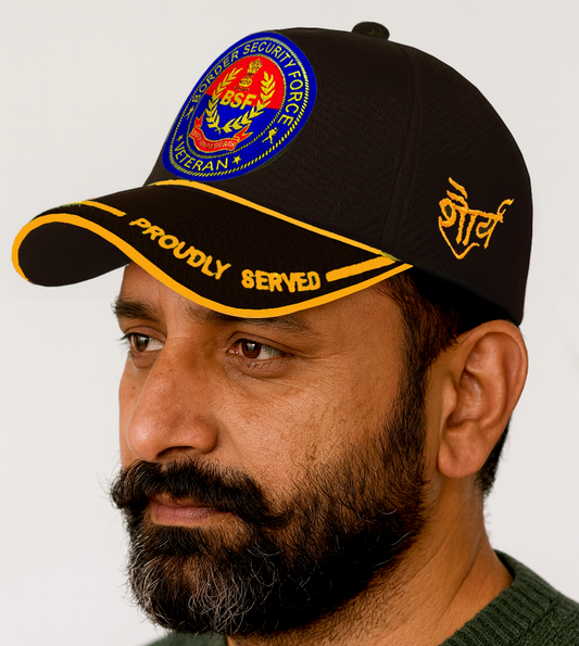 BSF (Black) Proudly Served Baseball Cap for Veterans