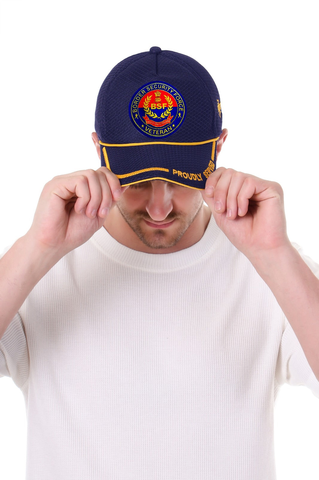 BSF (Blue-color) Proudly Served Baseball Cap for Veterans