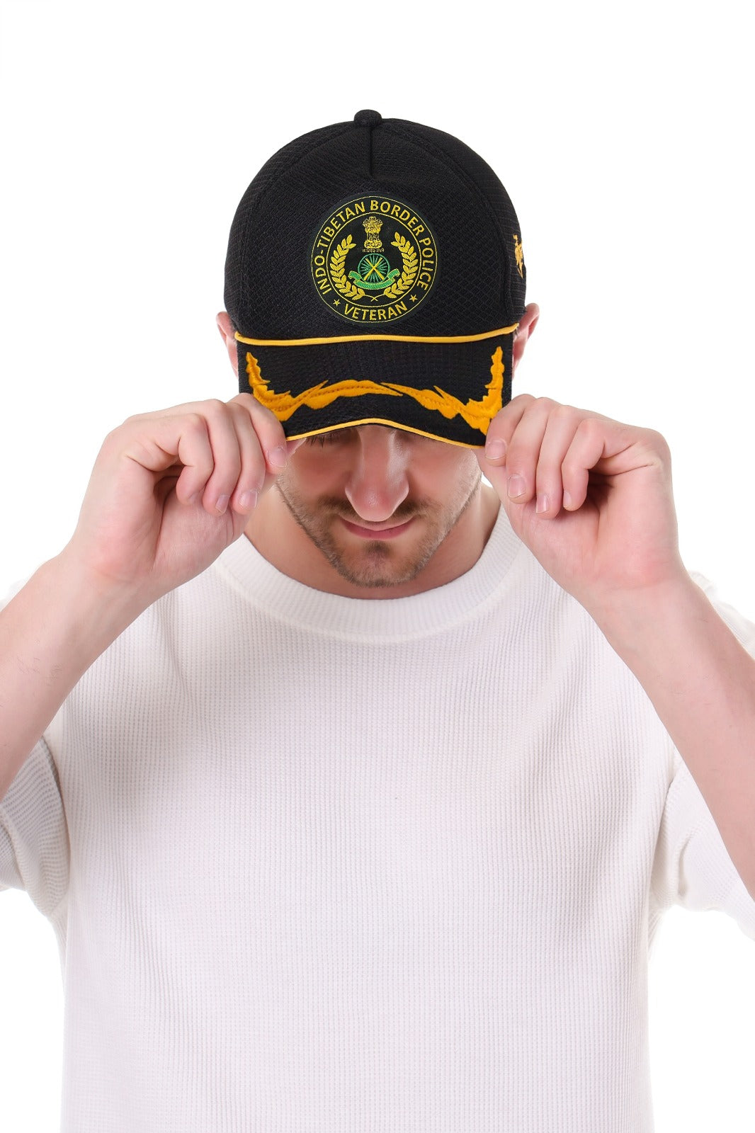 Central Armed Police Force (BLACK, OFFICER) Baseball Cap for Veterans