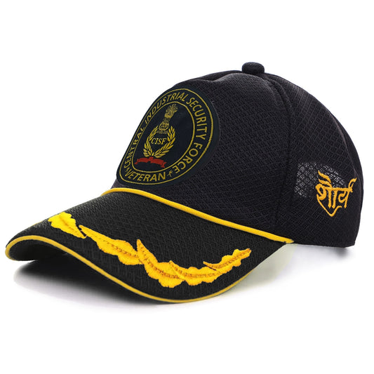 CISF (BLACK, OFFICER) Baseball Cap for Veterans