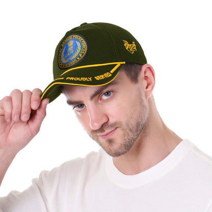 Premium Baseball Central Armed Police Force (Olive Green, Proudly Served) Baseball Cap for Veterans