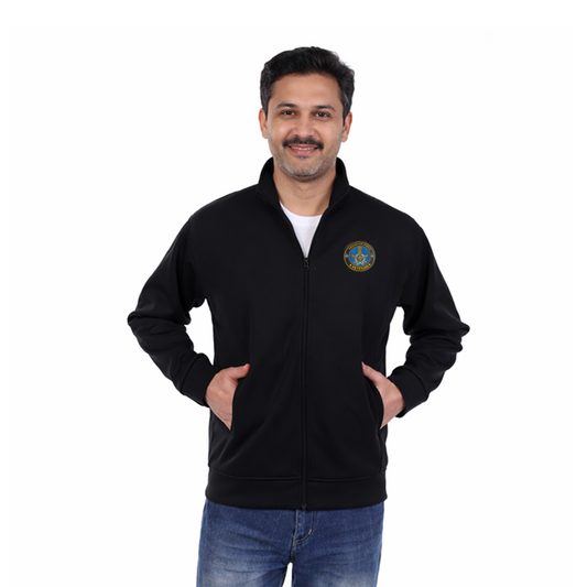 Indian Air Force Jacket (Zipper, Cotton Fleece 340GSM) for Veterans