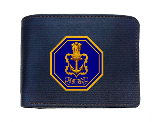 Blue Wallet (Genuine Leather) for Men - NAVY