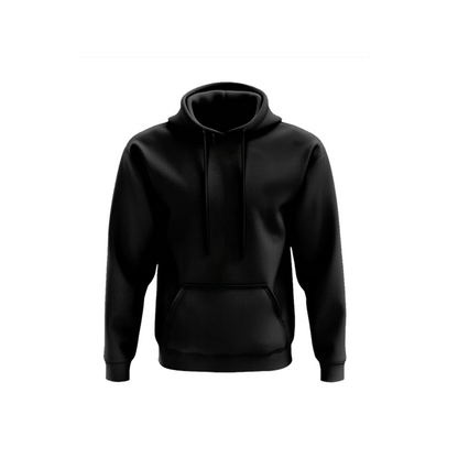 PREMIUM REGULAR HOODIES-GOLD COTTON FLEECE,320GSM (BLACK)