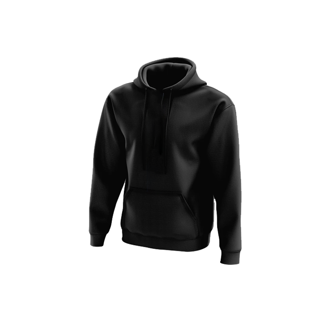 PREMIUM REGULAR HOODIES-GOLD COTTON FLEECE,320GSM (BLACK)