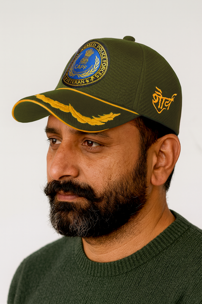 CAPF Officers' (Olive Green) Veterans Baseball Cap
