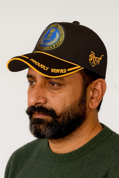 CAPF-Proudly Served (Black) Veterans Baseball Cap