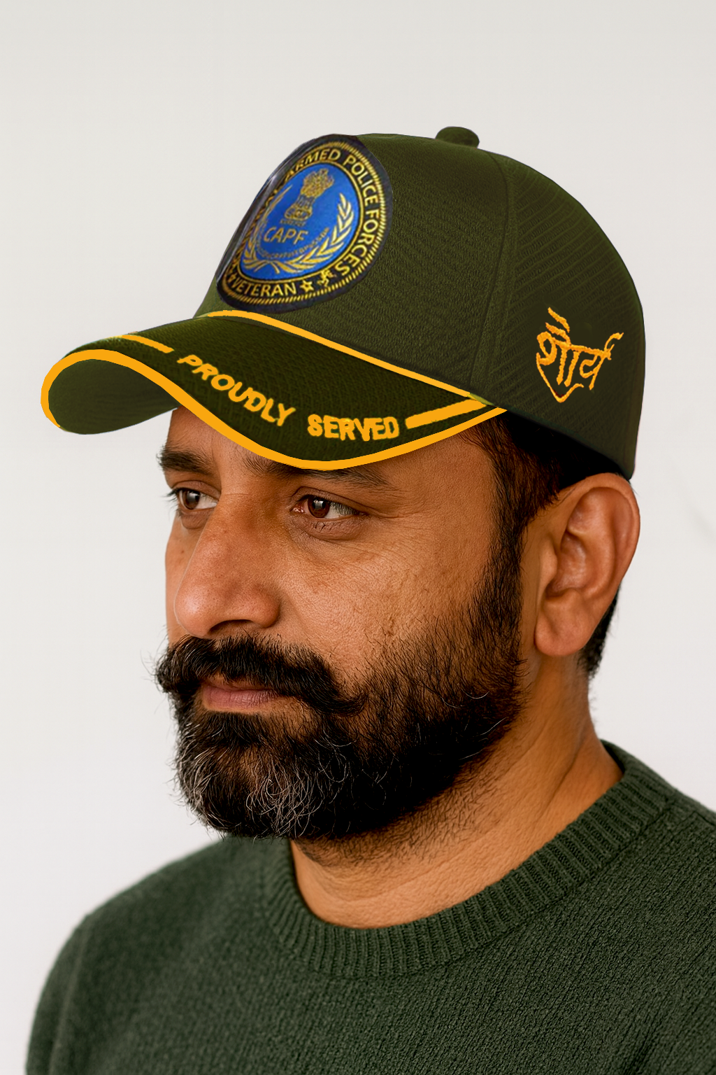 CAPF-Proudly Served (Olive Green) Veterans Baseball Cap