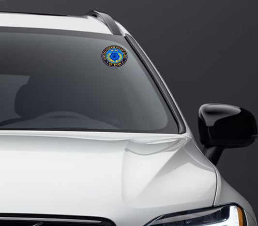 CRPF Veteran Car & Bike Stickers – 4 Inside Glass for Cars + 3 Back Gumming for 2-Wheelers (7 pcs)