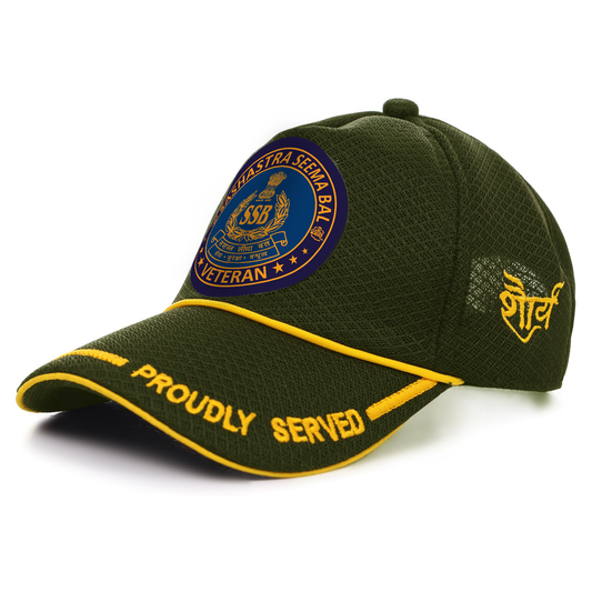 SSB (Olive Green-Color)Proudly Served Baseball Cap for Veterans
