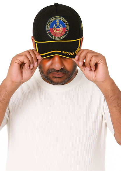 GREF-Proudly Served (Black) Veterans Baseball Cap