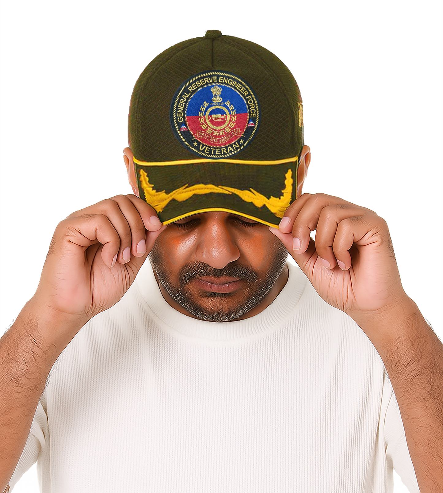 GREF Officers' (Olive Green) Veterans Baseball Cap