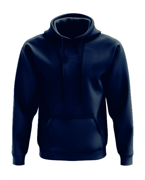 PREMIUM REGULAR HOODIES-GOLD COTTON FLEECE,320GSM (NAVY BLUE)