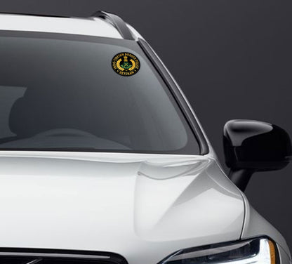 ITBP Veteran Car & Bike Stickers – 4 Inside Glass for Cars + 3 Back Gumming for 2-Wheelers (7 pcs)