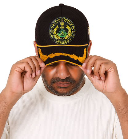 ITBP Officers' (Black) Veterans Baseball Cap