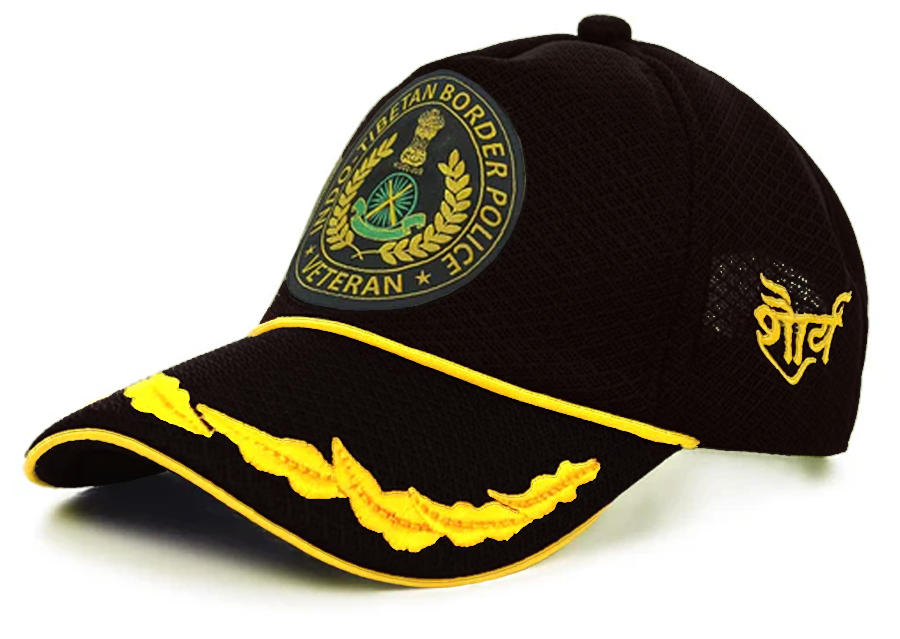 ITBP Officers' (Black) Veterans Baseball Cap