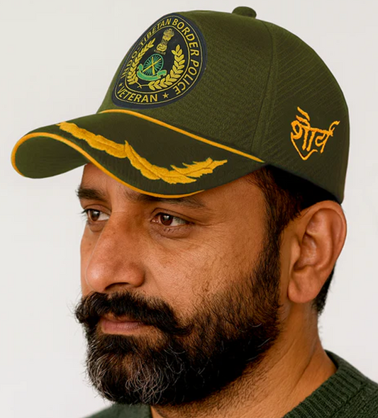 ITBP Officers' (Olive Green) Veterans Baseball Cap