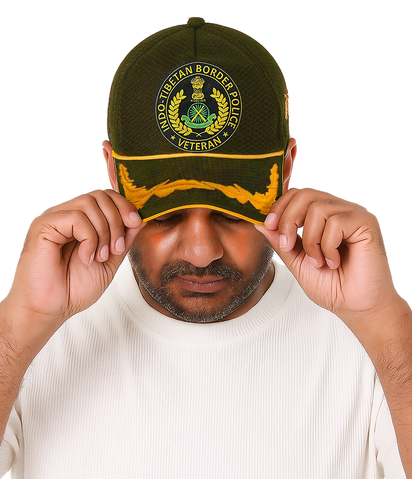ITBP Officers' (Olive Green) Veterans Baseball Cap