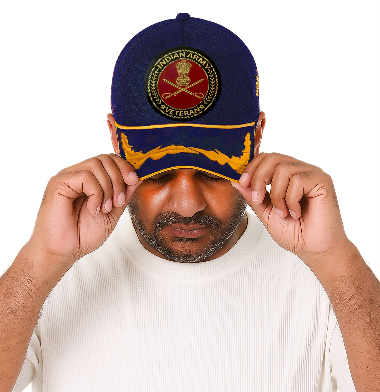 Indian Army Officers' (Blue) Veterans Baseball Cap