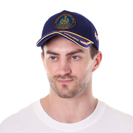 Premium Baseball Cap for SSB Veteran (Blue, Proudly Served)