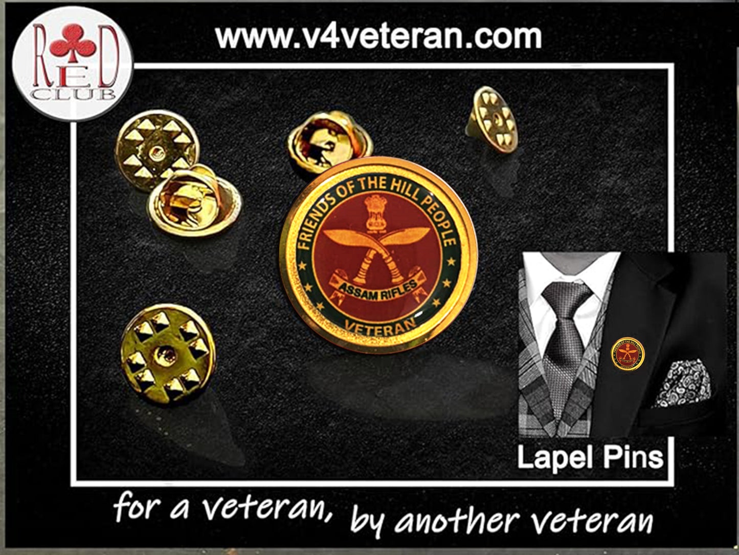 Lapel Pin for Blazer (Assam Rifles)