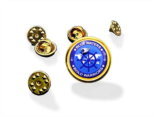 Lapel Pin for Blazer (Blue Waters - Bold Warriors)