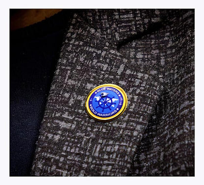 Lapel Pin for Blazer (Blue Waters - Bold Warriors)