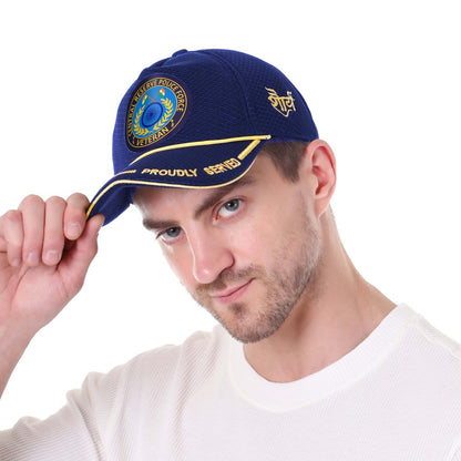 Premium Baseball Cap for CRPF Veteran (Blue, Proudly Served)