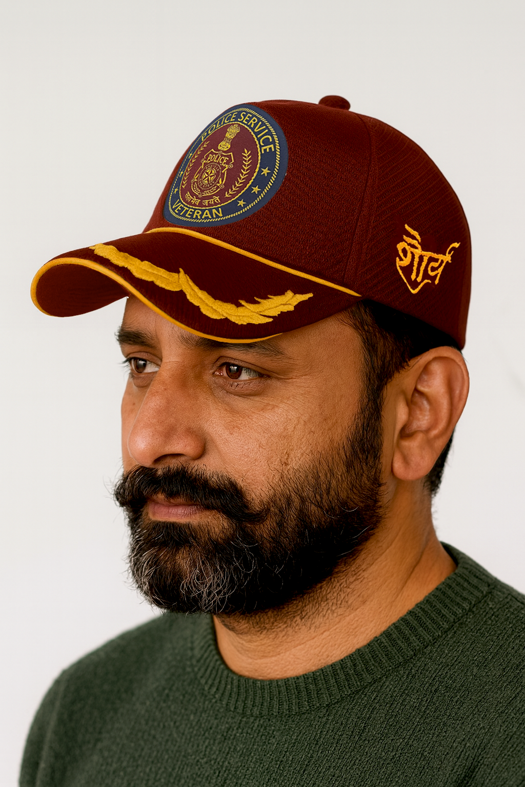 Police Service Officers' (Maroon) Veterans Baseball Cap
