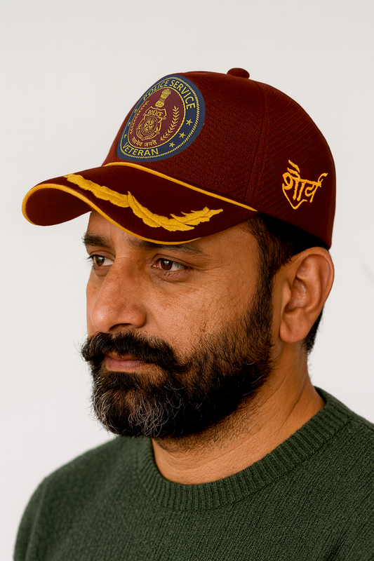 Police Service Officers' (Maroon) Veterans Baseball Cap