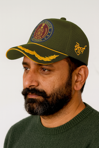 Police Service Officers' (Olive Green) Veterans Baseball Cap
