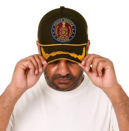 Police Service Officers' (Olive Green) Veterans Baseball Cap