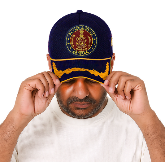 Police Service Officers' (Blue) Veterans Baseball Cap