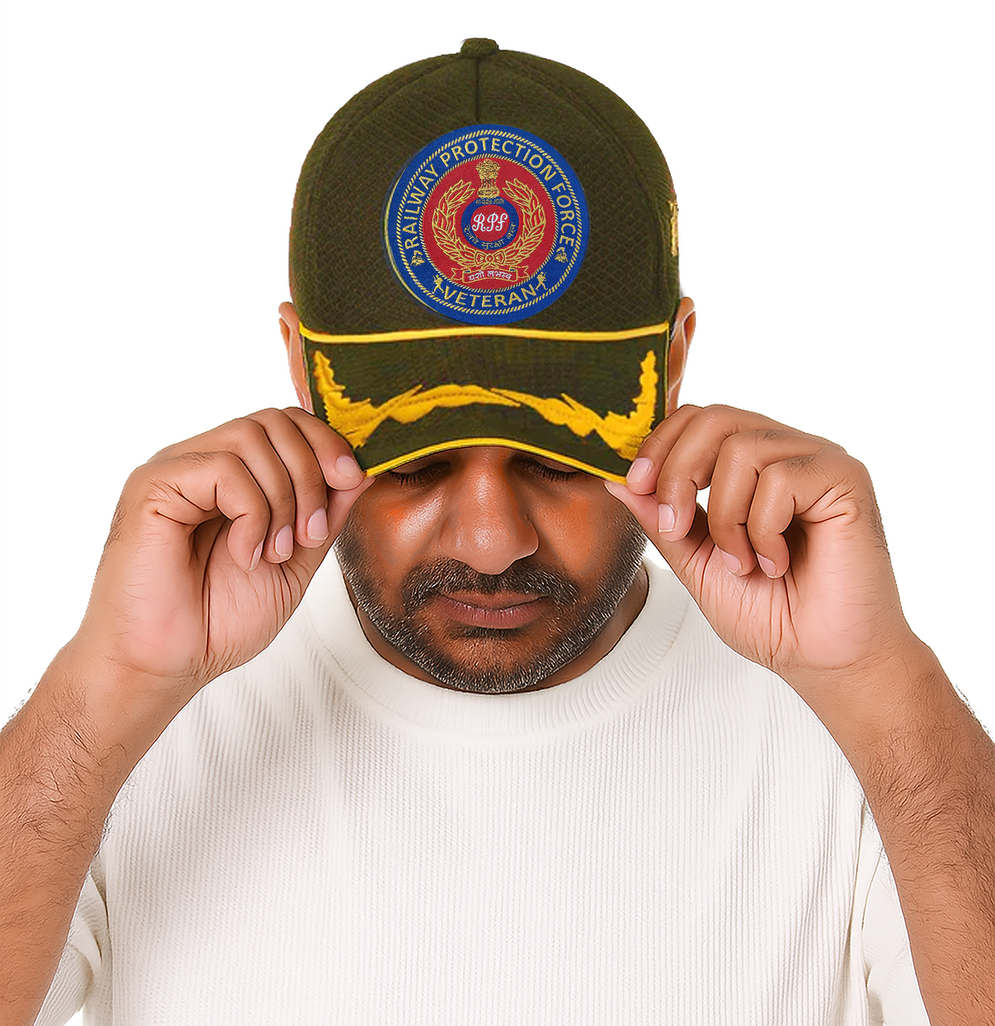 RPF Officers' (Olive Green) Veterans Baseball Cap