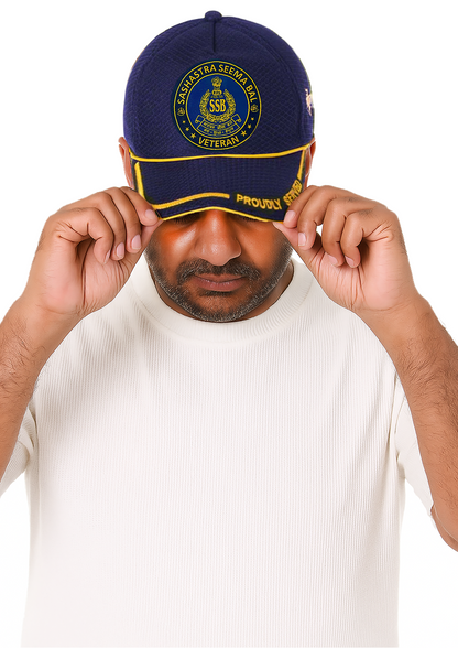 SSB-Proudly Served (Blue) Veterans Baseball Cap
