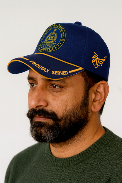 SSB-Proudly Served (Blue) Veterans Baseball Cap
