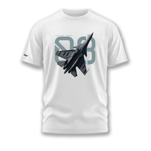Special Force Fighter Jet White T-Shirt