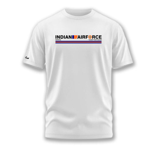 Indian Air Force T-Shirt – “Flaunt Your Valour” Edition (White)