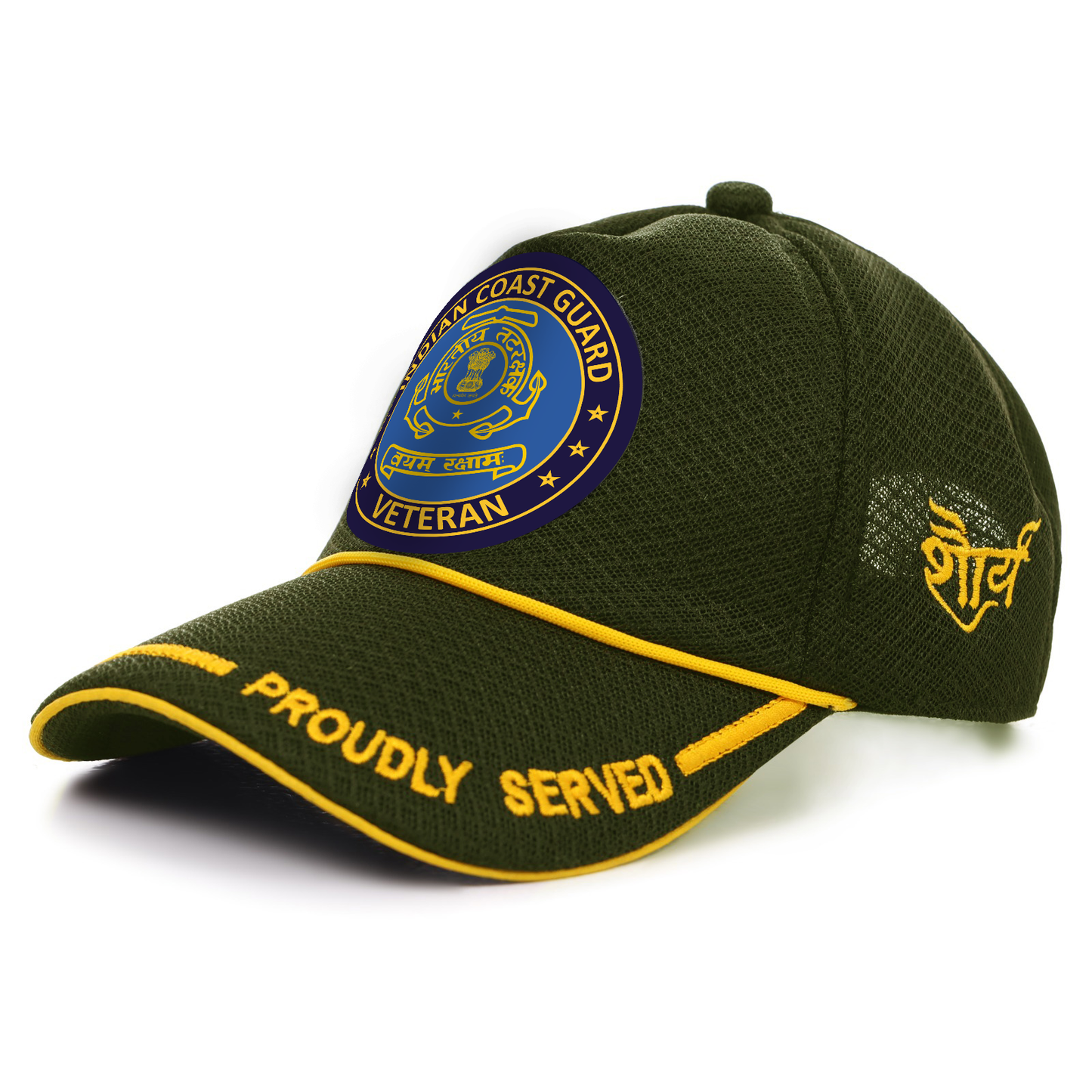 ICG (Olive Green-Color) Proudly Served Baseball Cap for Veterans