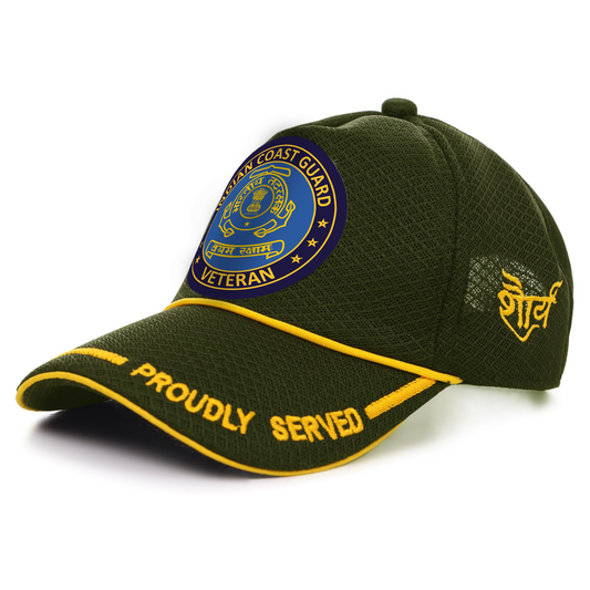 ICG (Olive Green-Color) Proudly Served Baseball Cap for Veterans
