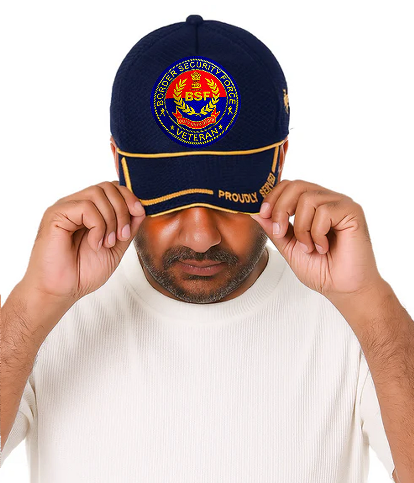 BSF (Blue) Proudly Served Baseball Cap for Veterans