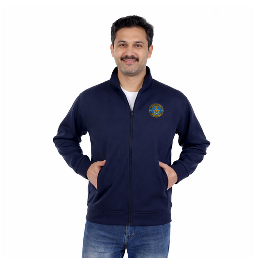 Indian Air Force Jacket (Zipper, Cotton Fleece 340GSM) for Veterans