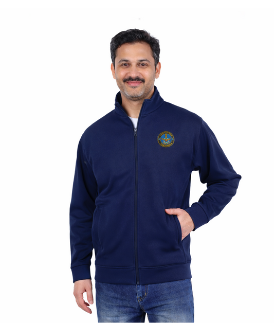 Indian Air Force Jacket (Zipper, Cotton Fleece 340GSM) for Veterans